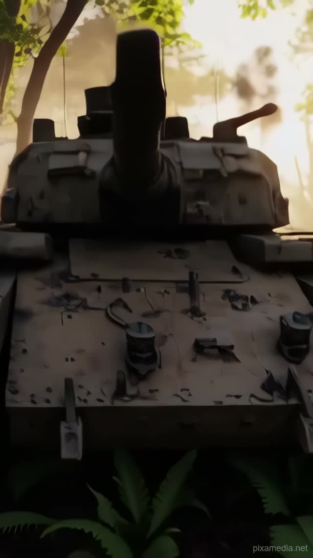 Steel Through Emerald Veil - War & Military AI stock